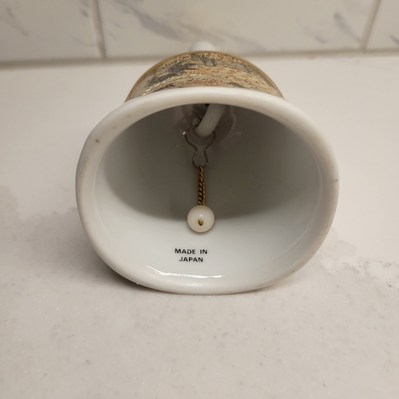 Vintage Japanese 24kt Edged Chokin Art Bell - Picture 3 of 3